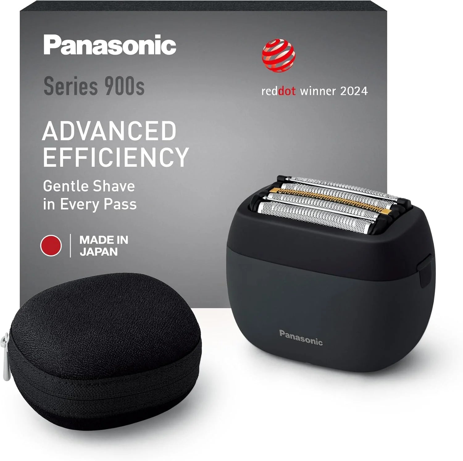 Panasonic ES-PV3B-K803 Series 900s Shaver, Wet  Dry, Elektrisch Scheerapparaat met 5 Koppen voor Mannen, Responsieve Baardsensor, USB-C, Draagtas, Mat Zwart