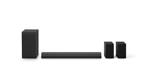 LG S60T 3.1 ch. Soundbar with Wireless Subwoofer, Dolby Audio, TV Synergy, Wow Interface, AI Sound Pro (2024 Model)