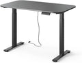 Vicco Bureau "Elevate", Zwart/Ambachtelijk, 120 x 70 cm 2 motoren(Black/Anthracite/120x70cm)
