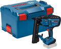 Bosch Professional 18V System accuhouttacker GTH 18V-38 M (borstelloze motor, enkelschots/contactactiveringsmodus, zonder accu's en oplader, in L-BOXX)