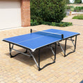 Vermont Opvouwbare tafeltennistafel – Premium draagbare pingpongtafel | 4-packopties | Tafeltennistafel met peddels en ballen (optioneel) | Tafeltennisuitrusting (alleen tafel)
