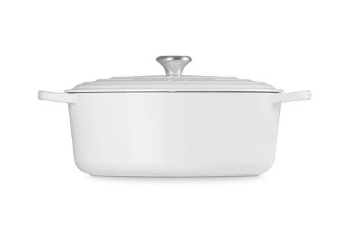 Le Creuset Enameled Cast Iron Signature Oval Dutch Oven, 8 qt., Cerise