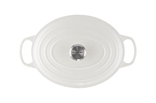 Le Creuset Enameled Cast Iron Signature Oval Dutch Oven, 8 qt., Cerise