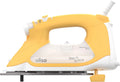 Oliso TG1600 Pro Plus Smart strijkijzer, 1800 W, met automatische lifting voor kleding, naaien, quilten en knutselen, stoomstrijkijzer met keramische zool van diamant(geel)