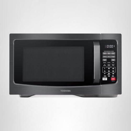 TOSHIBA Air Fryer Combo 8-in-1 Countertop Microwave Oven, with Convection, Broil, Odor Removal Mode, 12.4" Position Memory Turntable, Child-Lock, 1.0