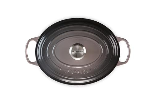 Le Creuset Enameled Cast Iron Signature Oval Dutch Oven, 8 qt., Cerise