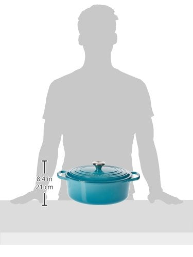 Le Creuset Enameled Cast Iron Signature Oval Dutch Oven, 8 qt., Cerise