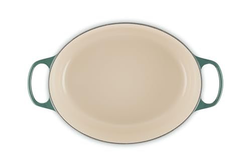 Le Creuset Enameled Cast Iron Signature Oval Dutch Oven, 8 qt., Cerise