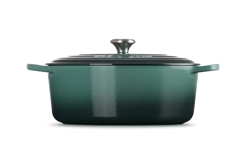 Le Creuset Enameled Cast Iron Signature Oval Dutch Oven, 8 qt., Cerise
