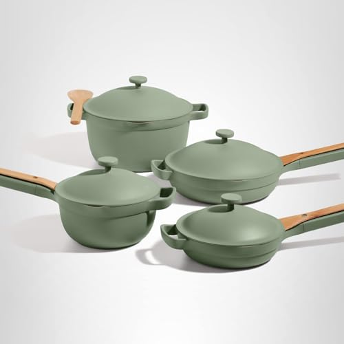 Our Place Cookware Set - 13-Piece Kit Including the Always Pan, Perfect Pot and Spatulas | Multifunctional, Toxin-Free Nonstick | Heat Safe up to