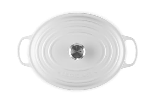 Le Creuset Enameled Cast Iron Signature Oval Dutch Oven, 8 qt., Cerise