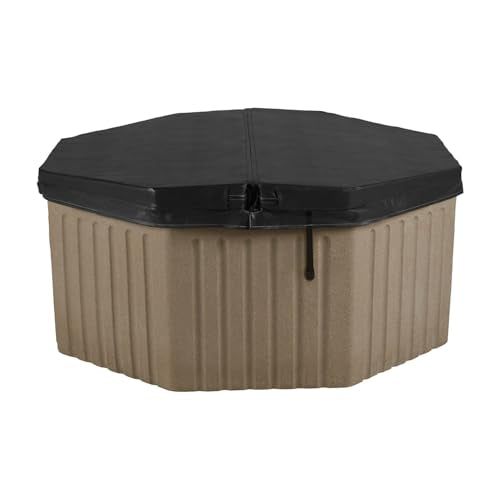 AquaLife Invi 5-Person Hot Tub with 11 Hydro Jets, LED Lighting & Insulated Cover C Non-Lounger Spa for Relaxation & Therapy