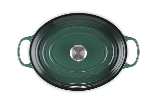 Le Creuset Enameled Cast Iron Signature Oval Dutch Oven, 8 qt., Cerise
