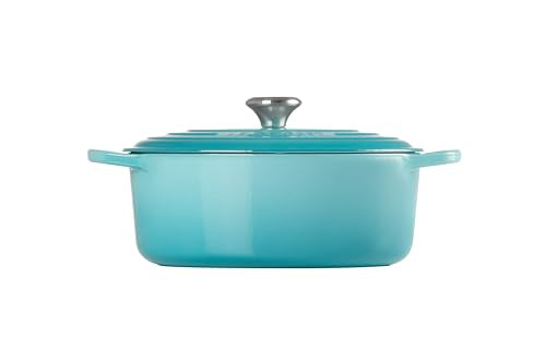 Le Creuset Enameled Cast Iron Signature Oval Dutch Oven, 8 qt., Cerise