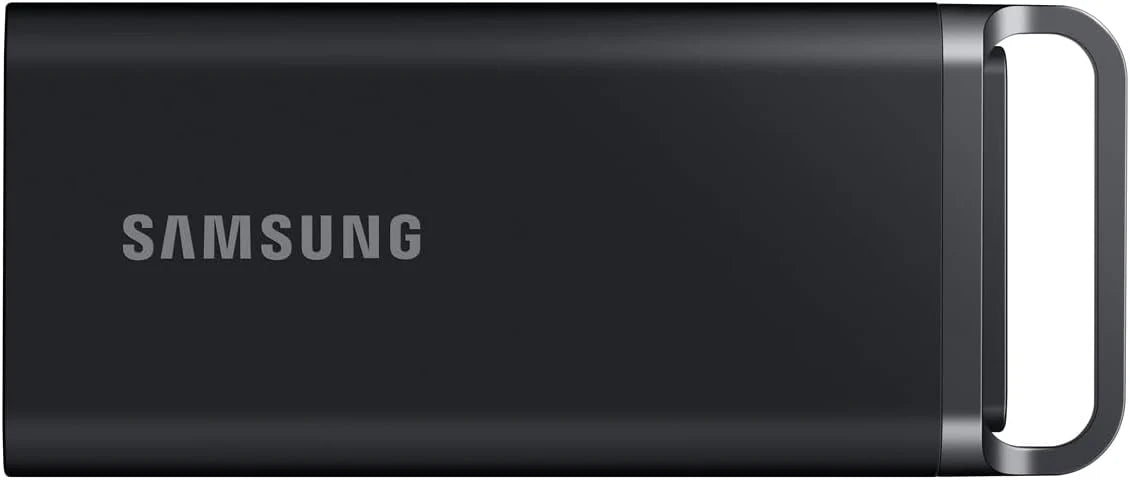 Samsung Draagbare SSD T5 EVO, 8 TB, USB 3.2 Gen 1, 460 MB/s lezen, 460 MB/s schrijven, externe harde schijf voor Mac, PC, Android, Smart TV's en spelconsoles, incl. USB-C-kabel, MU-PH8T0S/EU