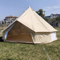 Outdoor glamping 300D Oxford 5m Bell tent camping 5 meter yurt tent met genaaid grof blad voor camping of festivals