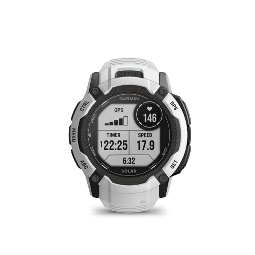 Garmin Instinct 2X Solar - Tactical Edition, Rugged GPS Smartwatch, Built-in Flashlight, Ballistics Calculator, Solar Charging Capability, Coyote Tan