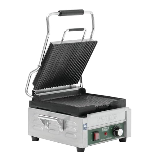 Waring Commercial WFG150 Tostato Perfetto® Compact Flat Toasting Grill, 120V, 1800W, 5-15 Phase Plug