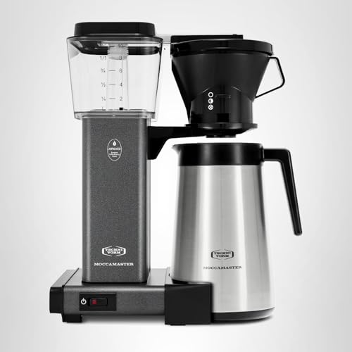 Technivorm Moccamaster 79112 KBT Coffee Brewer, 40 oz, Polished Silver