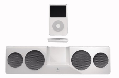Logitech Pure-Fi Anywhere 2 Compact Docking Speakers for iPod and iPhone (White)