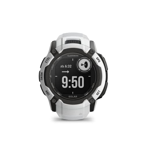 Garmin Instinct 2X Solar - Tactical Edition, Rugged GPS Smartwatch, Built-in Flashlight, Ballistics Calculator, Solar Charging Capability, Coyote Tan