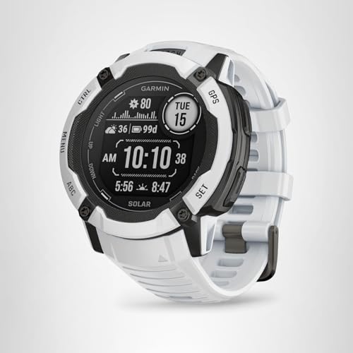 Garmin Instinct 2X Solar - Tactical Edition, Rugged GPS Smartwatch, Built-in Flashlight, Ballistics Calculator, Solar Charging Capability, Coyote Tan