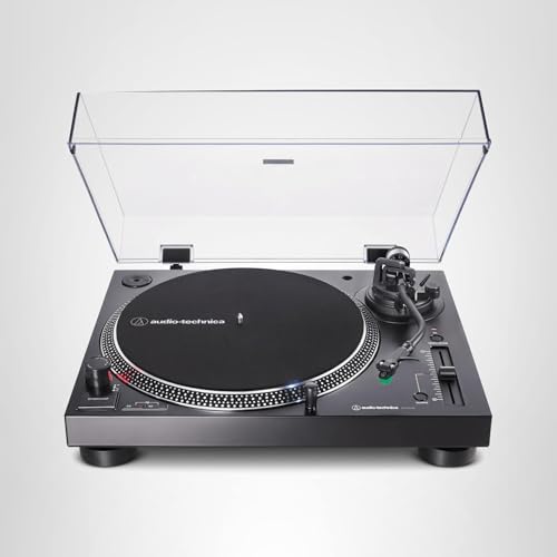 Audio-Technica AT-LP120XUSB-BK Direct-Drive Turntable (Analog & USB), Fully Manual, Hi-Fi, 3 Speed, Convert Vinyl to Digital, Anti-Skate and Variable