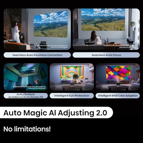 Hisense C2 Ultra, Triple Laser Smart Portable Projector, 4K UHD, 3,000 Lumens, 65 C 300, Dolby Vision, IMAX Enhanced, Sound by JBL, Netflix