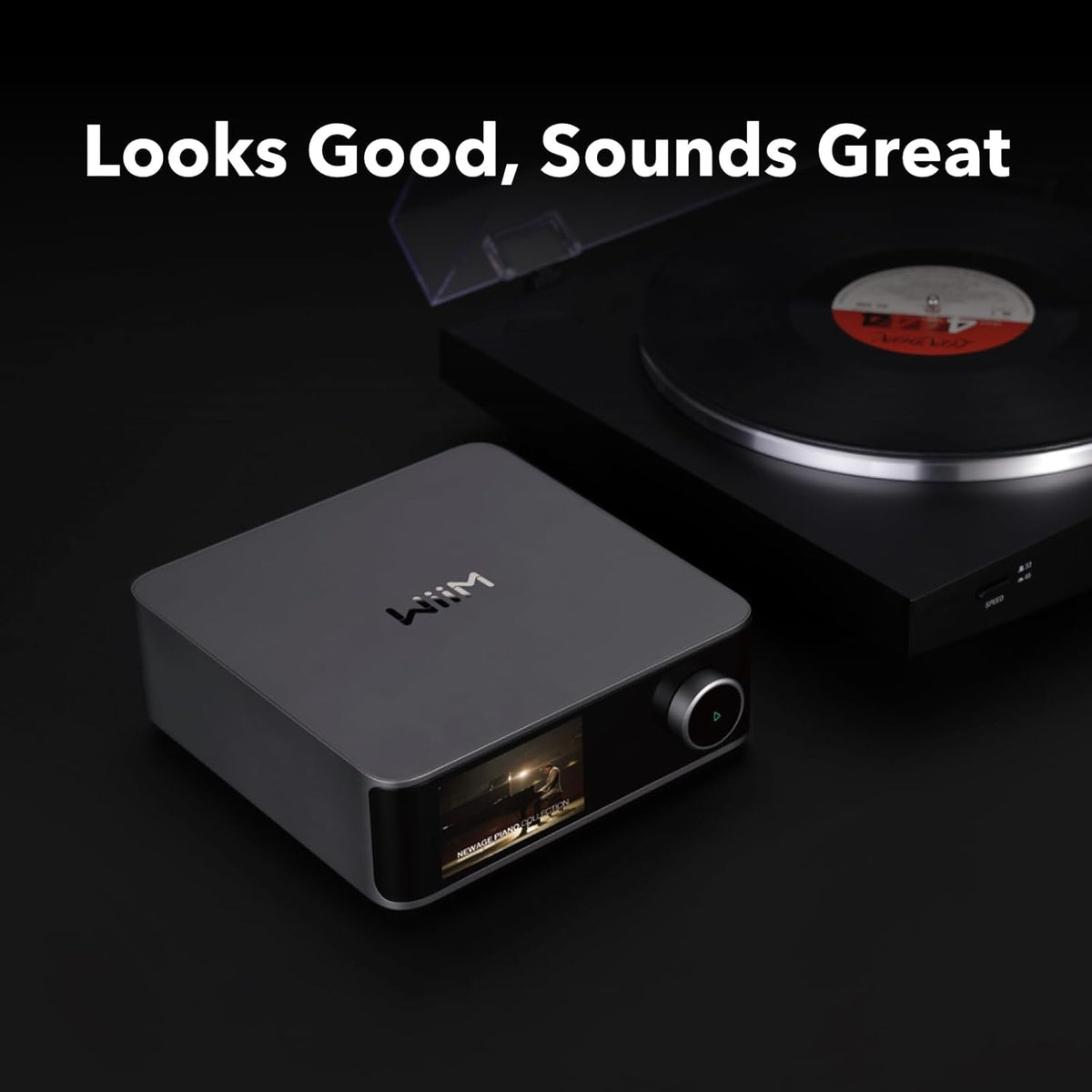 WiiM Ultra Music Streamer & Digital Preamp | 3.5" Touchscreen, Compatible with Google Cast & Alexa, Stream Spotify, Amazon Music, Tidal & More | HDMI