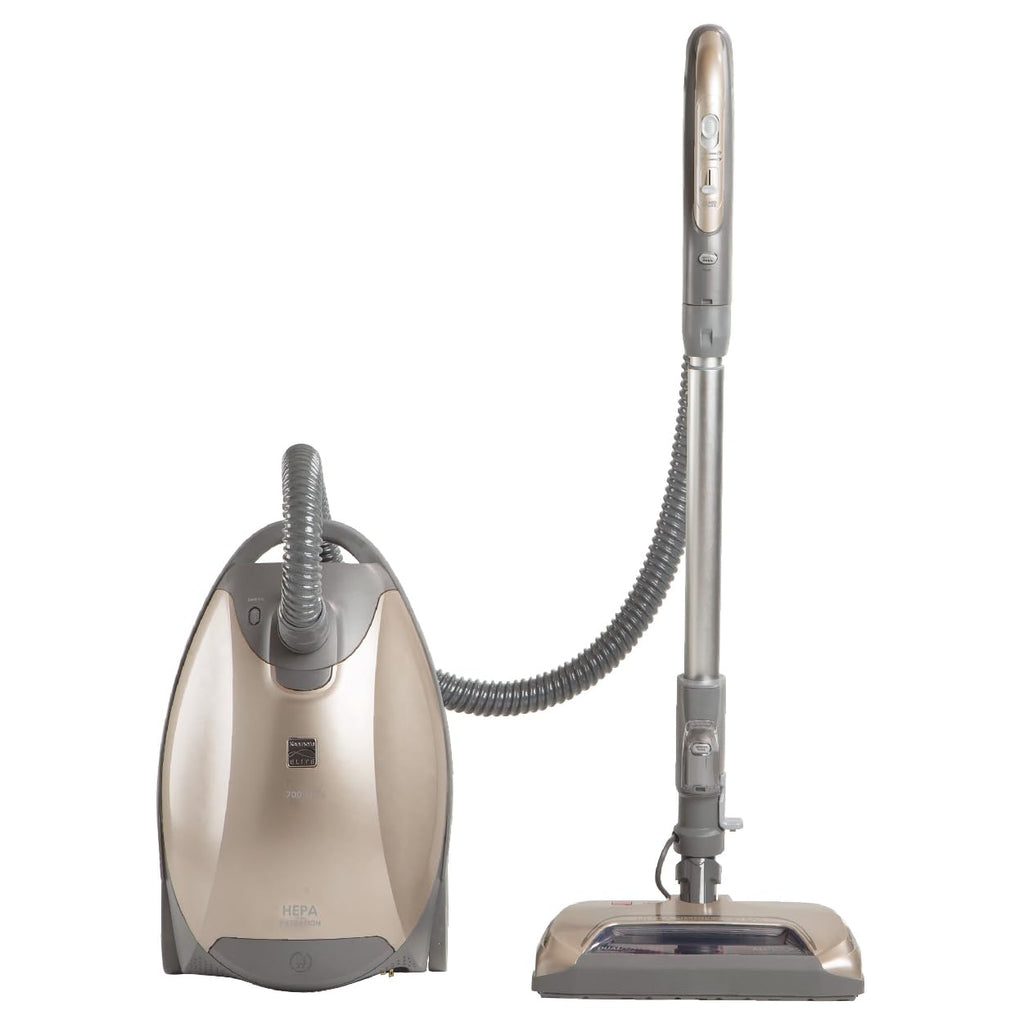 Kenmore Elite 81714 Pet Friendly Ultra Plush Lightweight Bagged Canister Vacuum with Pet PowerMate, HEPA, Extended Telescoping Wand, Retractable Cord