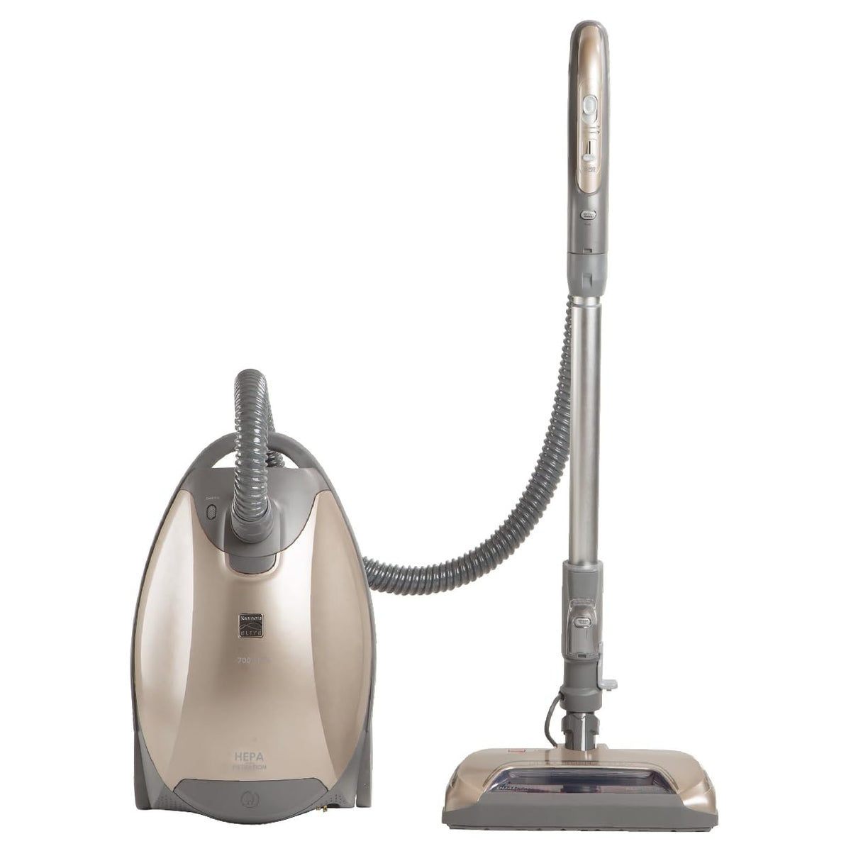 Kenmore Elite 81714 Pet Friendly Ultra Plush Lightweight Bagged Canister Vacuum with Pet PowerMate, HEPA, Extended Telescoping Wand, Retractable Cord