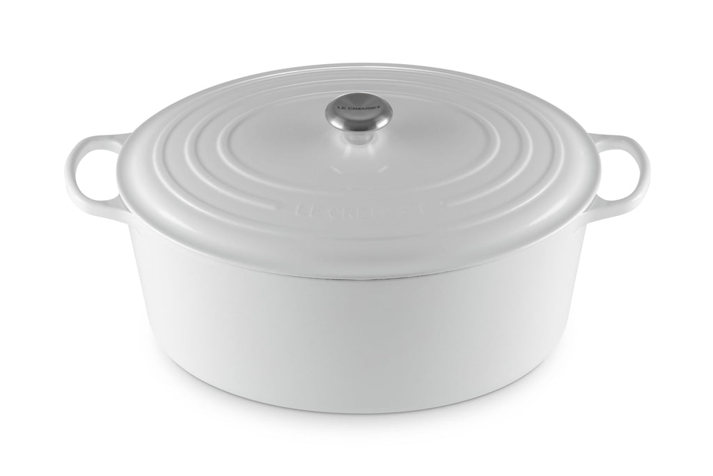 Le Creuset Enameled Cast Iron Signature Oval Dutch Oven, 8 qt., Cerise