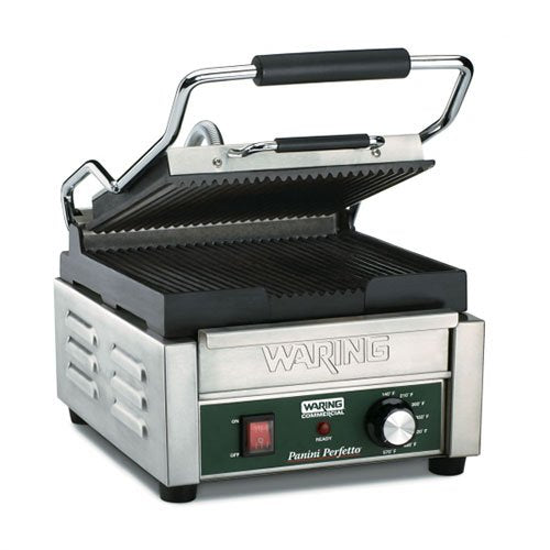 Waring Commercial WFG150 Tostato Perfetto® Compact Flat Toasting Grill, 120V, 1800W, 5-15 Phase Plug
