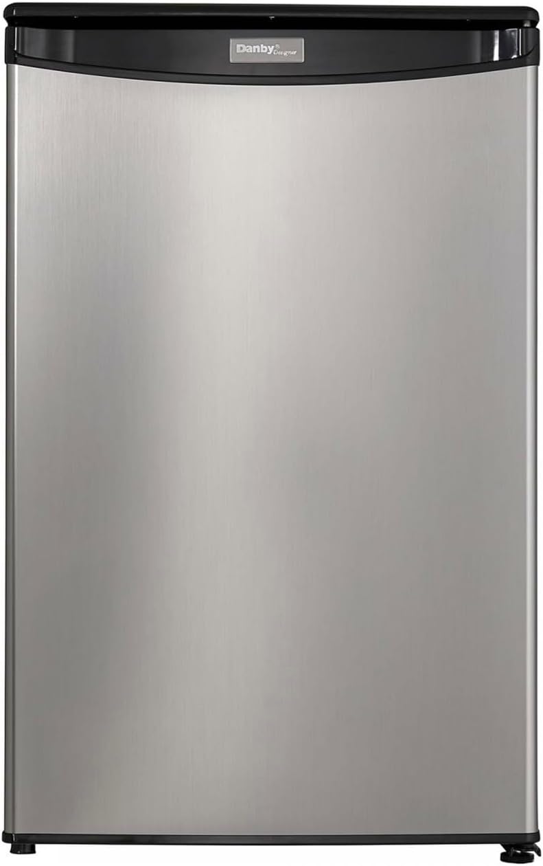 Danby DAR044A4BSLDD 4.4 cu. ft. Compact Fridge in Stainless Steel