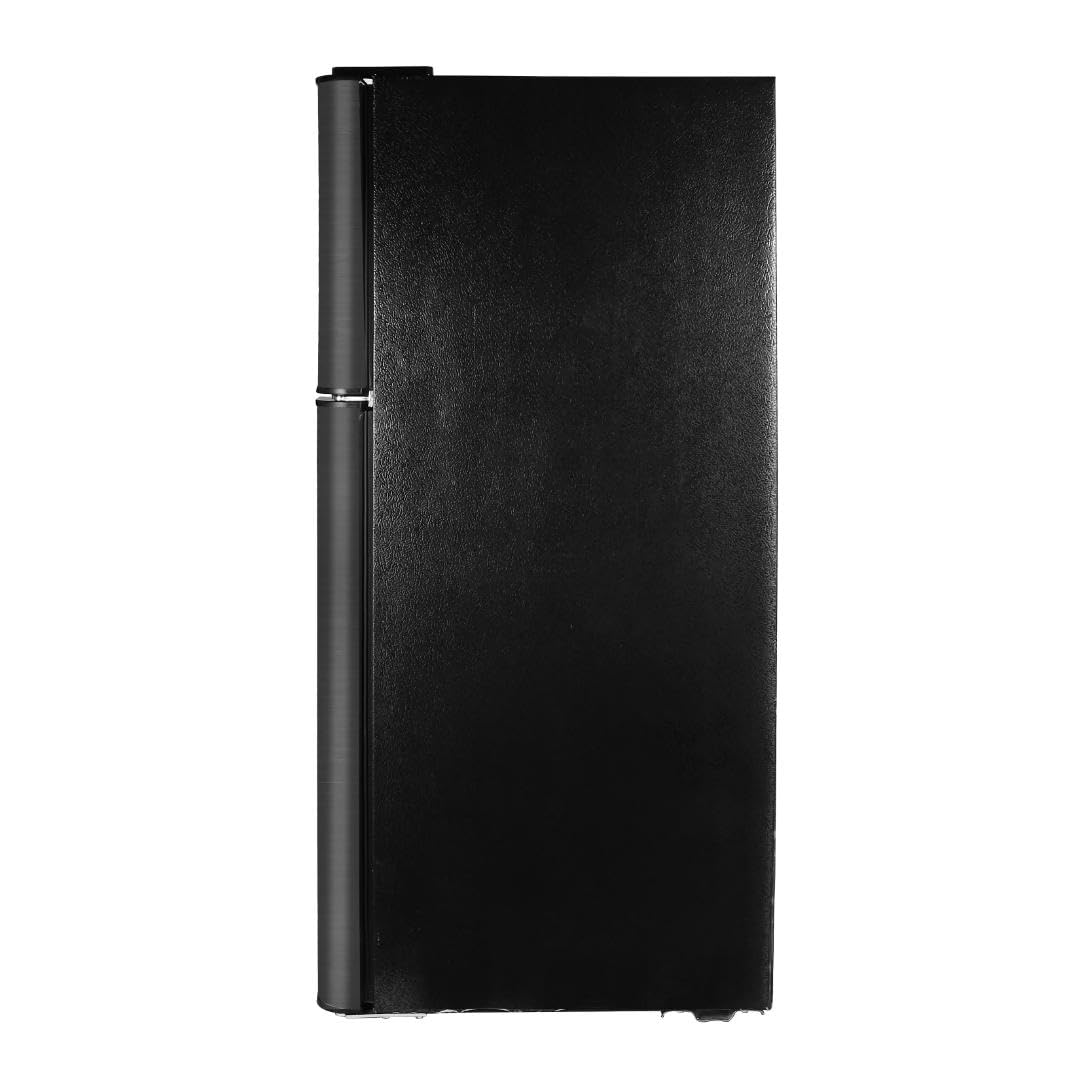 Frigidaire, 2 Door Apartment Size Refrigerator with Freezer, 7.5 cu ft, Adjustable Spill-Proof Shelves, Door & Crisper Bins, Platinum Silver, Garage