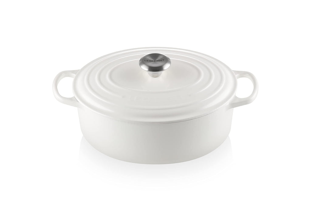 Le Creuset Enameled Cast Iron Signature Oval Dutch Oven, 8 qt., Cerise