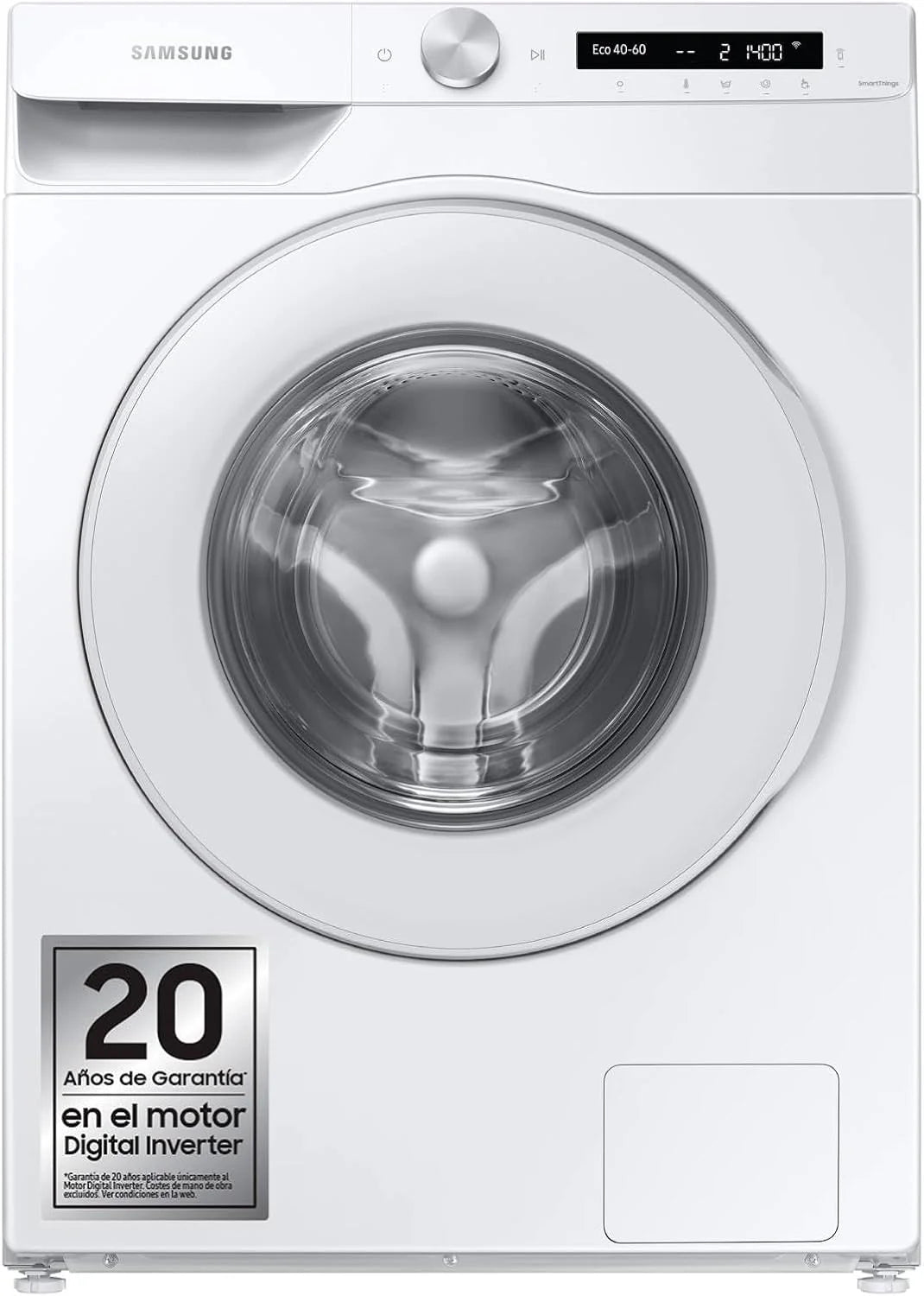 Samsung Huishoudelijke apparaten WW12T504DTW/S3 Ai Control milieuwas, 12 kg, wit