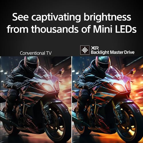 Sony BRAVIA 5 65 Inch TV, Mini LED, 4K Smart Google TV, XR Processor with AI Technology,120hz Television with Dolby Vision/Atmos, Exclusive Features