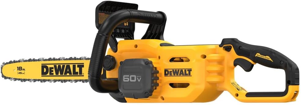 DEWALT 60V MAX Cordless Chainsaw, 18 in., Tool Only (DCCS672B)