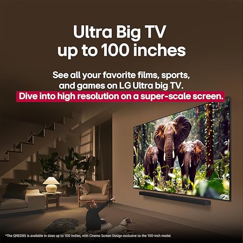 LG 75-Inch Class QNED evo AI QNED92A Series Mini LED 4K Smart TV w/Dolby Atmos, Dolby Vision, HDR10, AI Super Upscaling 4K, Filmmaker Mode, Wow
