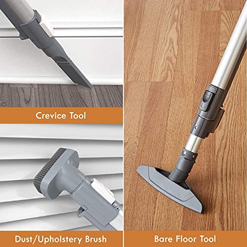 Kenmore Elite 81714 Pet Friendly Ultra Plush Lightweight Bagged Canister Vacuum with Pet PowerMate, HEPA, Extended Telescoping Wand, Retractable Cord