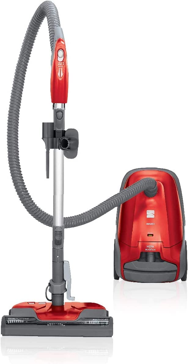 Kenmore Elite 81714 Pet Friendly Ultra Plush Lightweight Bagged Canister Vacuum with Pet PowerMate, HEPA, Extended Telescoping Wand, Retractable Cord