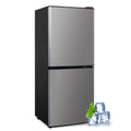 2.9 Cu.Ft Compact Double Door Mini Fridge - Top Freezer & Bottom Refrigerator | Energy Save,7-Level Precision Cooling | Ideal for Dorm, Bedroom