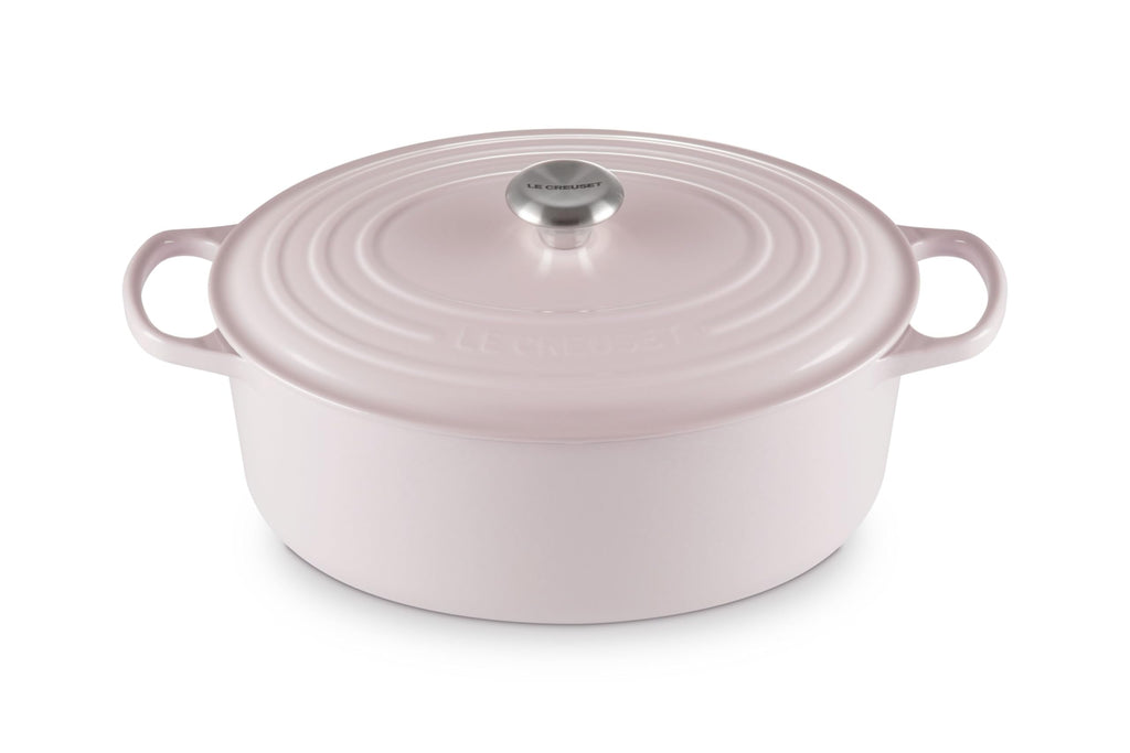Le Creuset Enameled Cast Iron Signature Oval Dutch Oven, 8 qt., Cerise