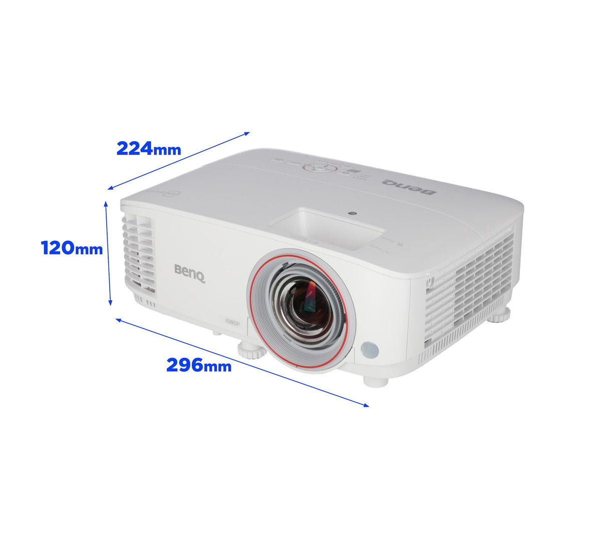 BenQ TH671ST 1080p Short Throw Gaming Projector | Gaming Mode for Intense Low Input Lag Action | 3000 Lumens for Lights On Entertainment | 3 Year