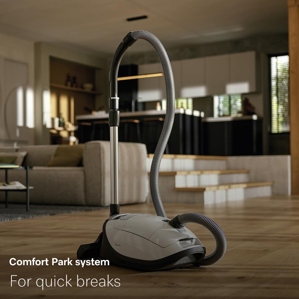Miele Complete C3 Limited Edition Bagged Canister Vacuum Cleaner with AirClean System, AllTeQ Universal Floorhead, and Parquet Twister Floorbrush, in