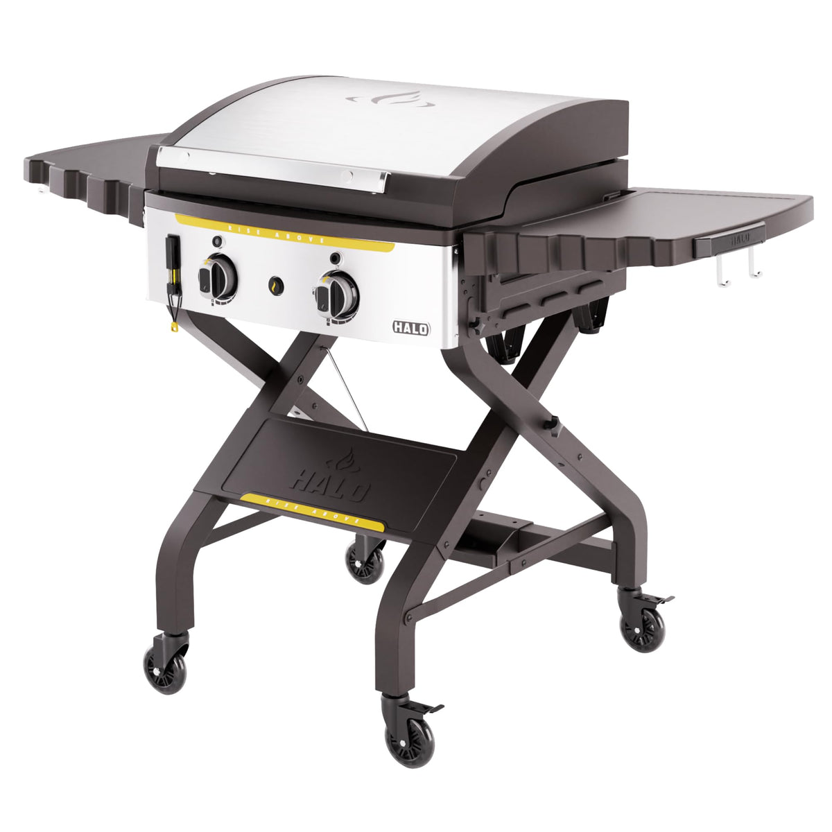 HALO Elite4B Outdoor Griddle | 4 Burner, 8 Cooking Zones | 720 sq. in. (36 x 20) Wind-Proof Cooking Surface | Propane Gas Grill | HZ-1001-XNA