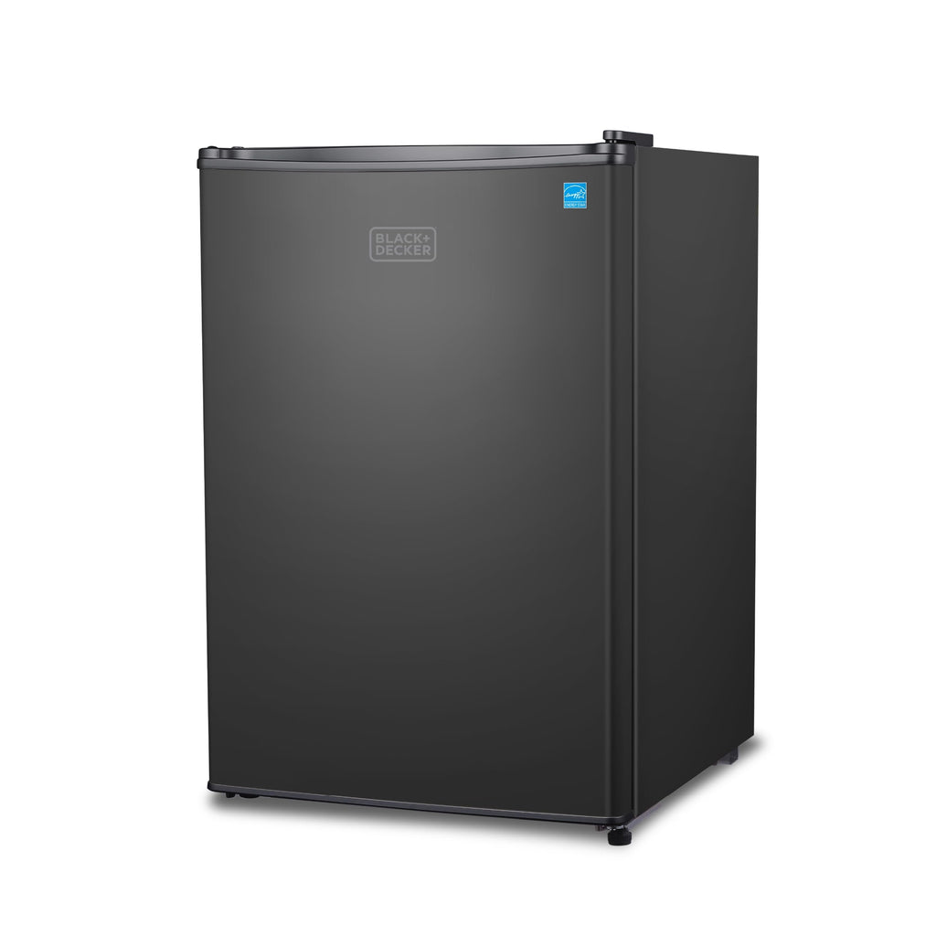BLACK+DECKER 1.7 Cu. Ft. Compact Refrigerator, ENERGY STAR Certified, Single Door Mini Fridge with Chiller Compartment, Personal Fridge for Home or