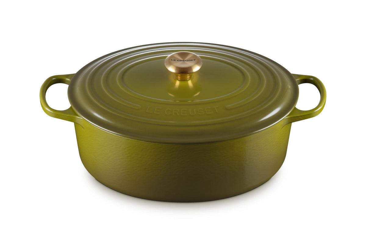Le Creuset Enameled Cast Iron Signature Oval Dutch Oven, 8 qt., Cerise