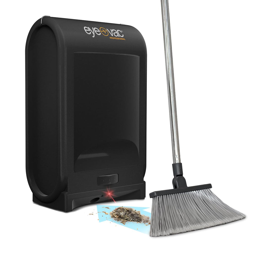 EyeVac Pro Touchless Vacuum Automatic Dustpan - Ultra Fast & Powerful - Great for Sweeping Salon Pet Hair Food Dirt Kitchen, Corded Canister Vacuum